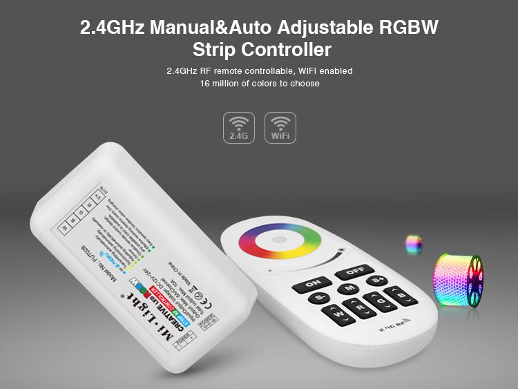 RGBW Steuerung, wifi steuerung, RGBW controller, wifi controller, fut028, futlihgt, mi-light, milight, wifi milight, reviver milight