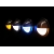 Deckenhalterungen Leuchte LED M9 - chrom - Farbe nach Wahl