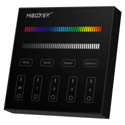 B3-B MiBoxer - 4-Zonen-RGB/RGBW-Smart-Panel-Fernbedienung