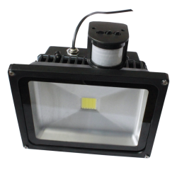 30W LED Lampe COLD WHITE MODEL mit Bewegungssensor: SL30WFL-CW LED Halogen, LED-Scheinwerfer