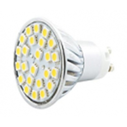 GU10 LED Lampe 230V 5050 x24 4,8 W Warm White 280lm