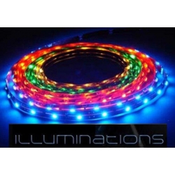 Farbige LED-Streifen - RGB 5m SMD 5050 150 / 5m - wasserdicht - LED-Streifen